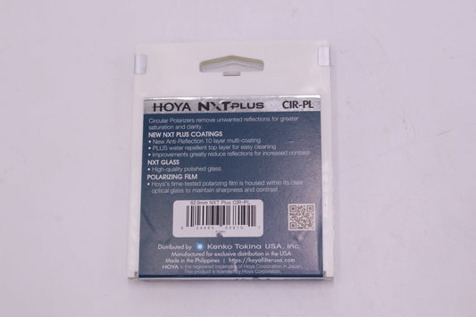 HOYA NXT Plus 62mm CIR-PL Lens Filter, Used