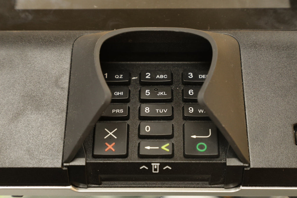 VERIFONE MX925-30435 VeriFone MX925 Payment Terminal w/Proprietary Genius Graphics-Tablet I/O Cable, Used - AVC photo video store