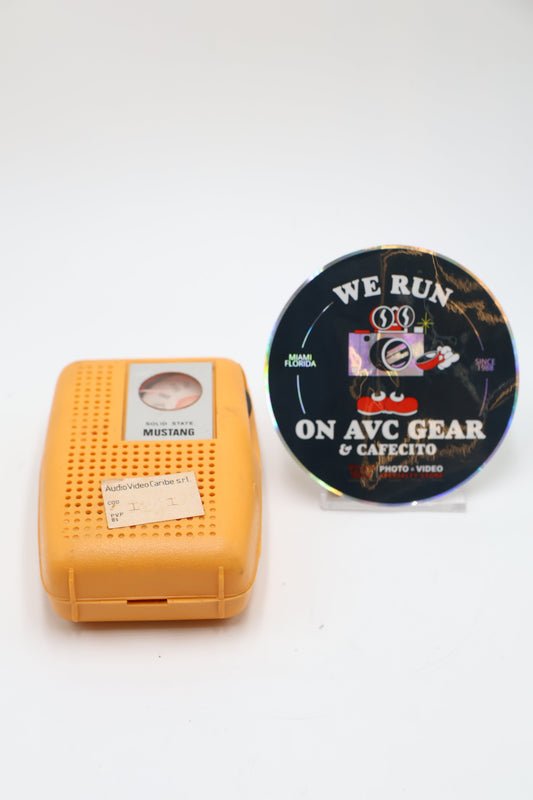 Mustang Solid State Portable Radio (Orange), Used - AVC photo video store