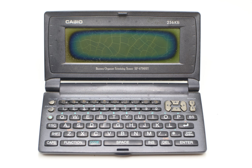 Casio Boss SF-6700SY 256KB PDA Pocket PC Palm PC, Used - AVC photo video store