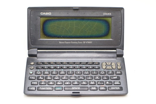 Casio Boss SF-6700SY 256KB PDA Pocket PC Palm PC, Used - AVC photo video store