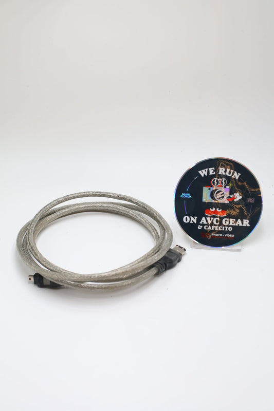 Belkin IEEE 1394 4-Pin/6-Pin 400 Mbps FireWire Cable (6 Feet), Used - AVC photo video store