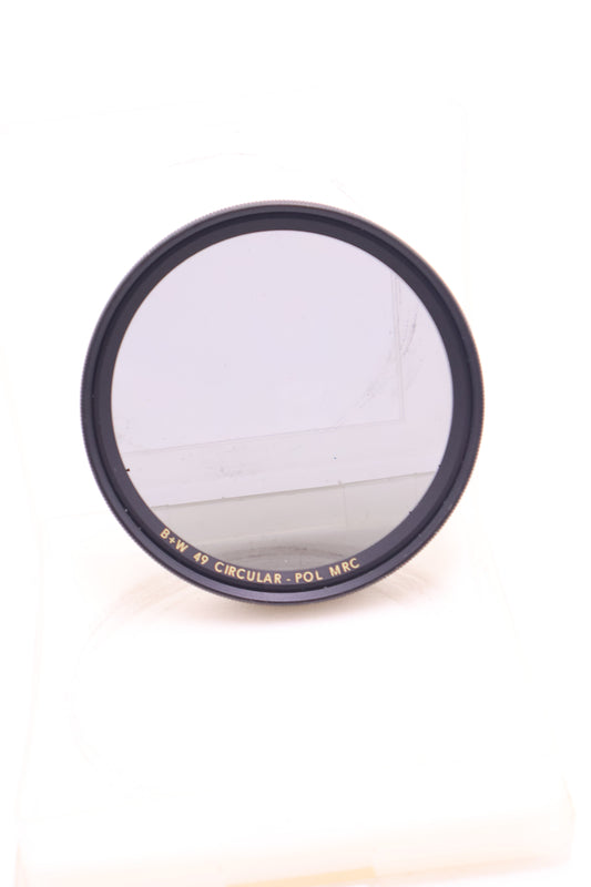 B+W 49MM Circular Polarizer C-POL MRC Filter, Used
