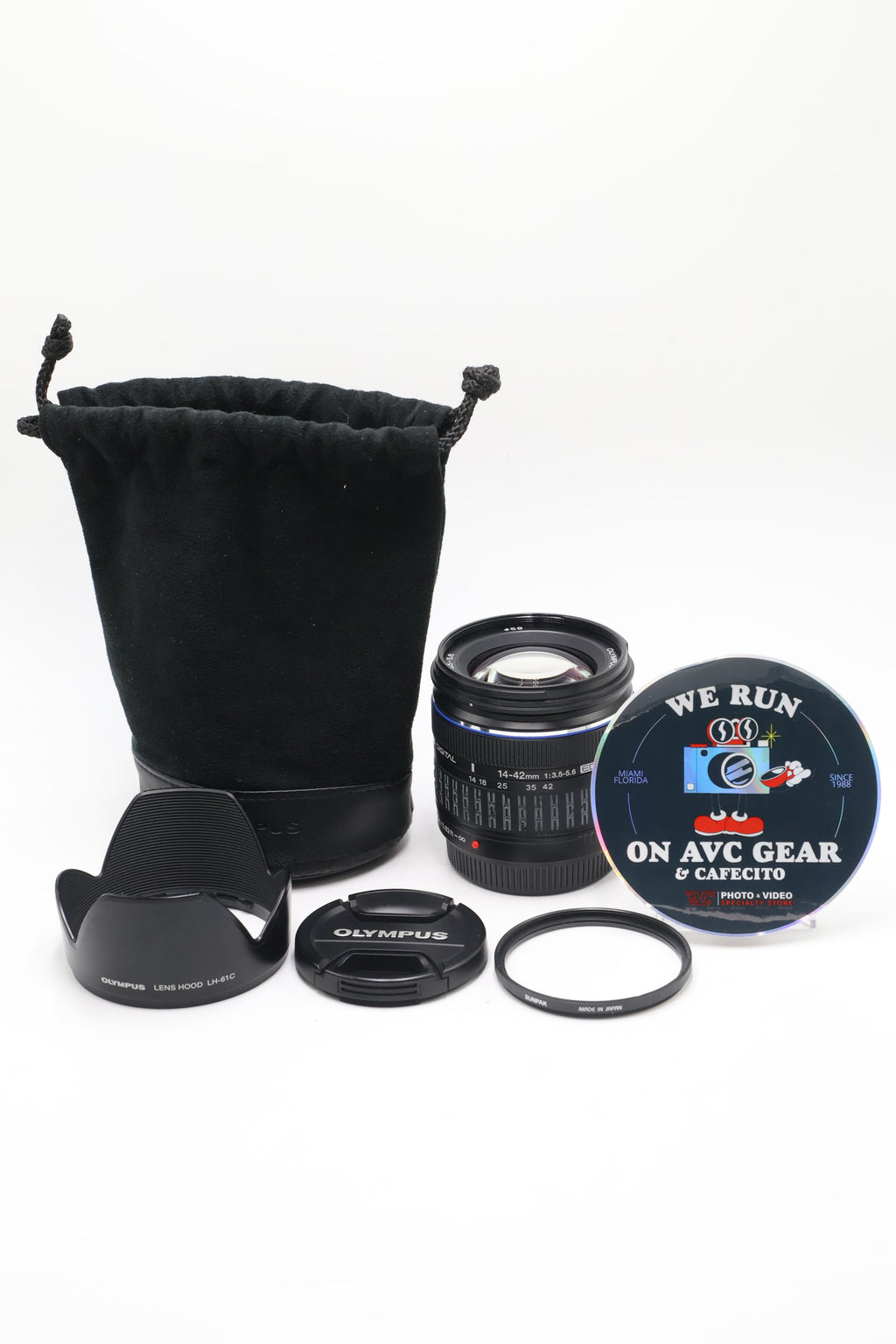 Olympus 1442-12392 Olympus Zuiko Digital ED 14-42mm f/3.5-5.6 ED AF Lens for Four Thirds System, Used - AVC photo video store