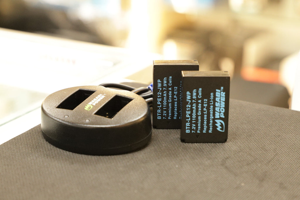 Wasabi Dual Charger LCH-DC-LPE12 (LC-E12 LP-E12 Replacement), Used - AVC photo video store