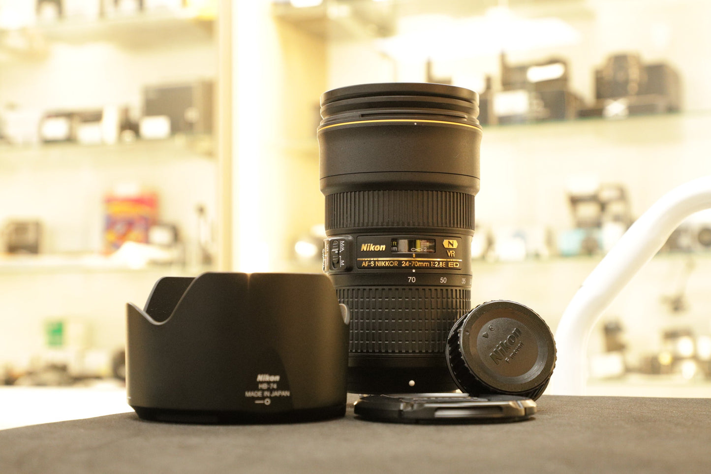 NIKON 2470F28G-84829 AF-S 24-70mm f/2.8E ED VR N Lens, Used