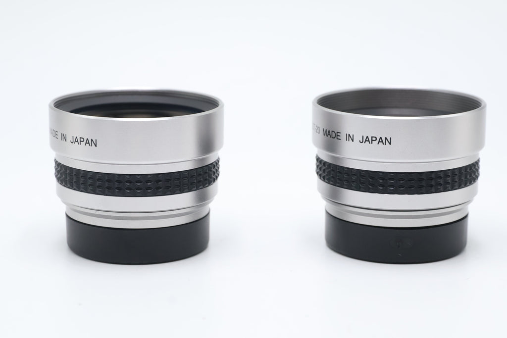 Kenko Set of 2-Digital Wide 0.5X KGW-05 and Telephoto 2.0X KGT-20 Mini Camcorder Conversion Lens, Used - AVC photo video store