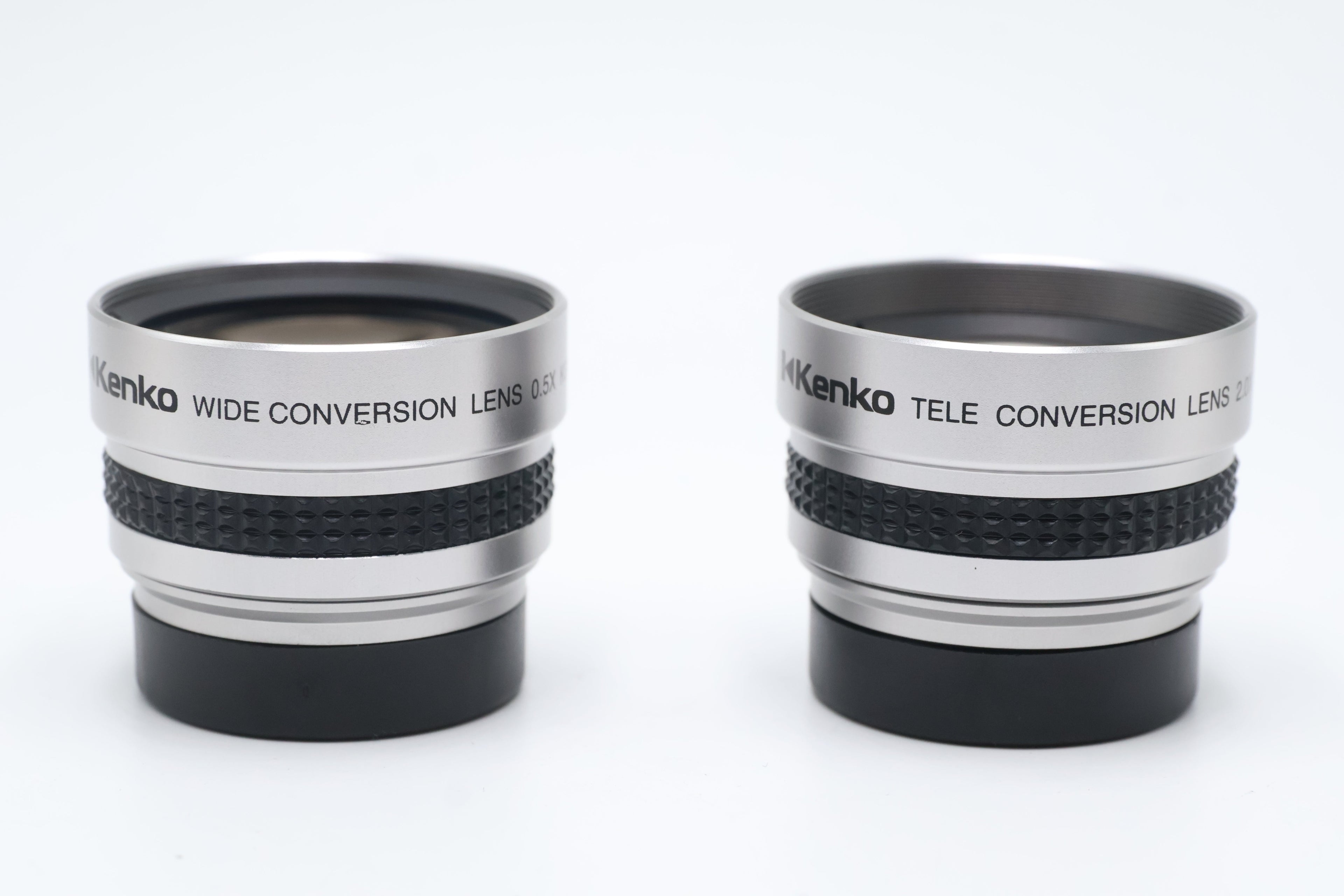 Kenko Set of 2-Digital Wide 0.5X KGW-05 and Telephoto 2.0X KGT-20 Mini Camcorder Conversion Lens, Used - AVC photo video store