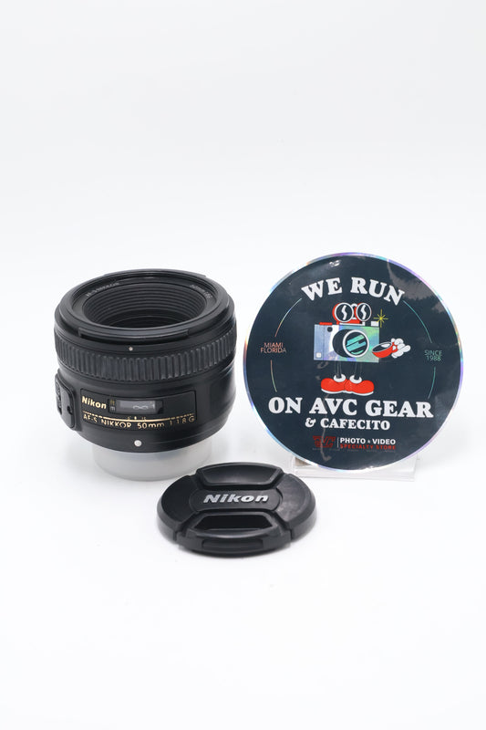 Nikon AFS50F18G-87082 AF-S 50mm f/1.8G Lens, Used