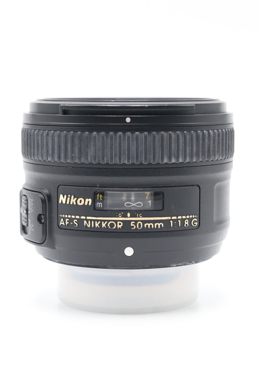 Nikon AFS50F18G-87082 AF-S 50mm f/1.8G Lens, Used