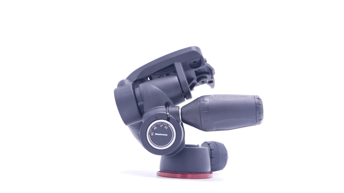 Manfrotto MH8043W-59187 MH804 3-Way, Pan-and-Tilt Head with 200LT-PL Quick Release Plate, Used