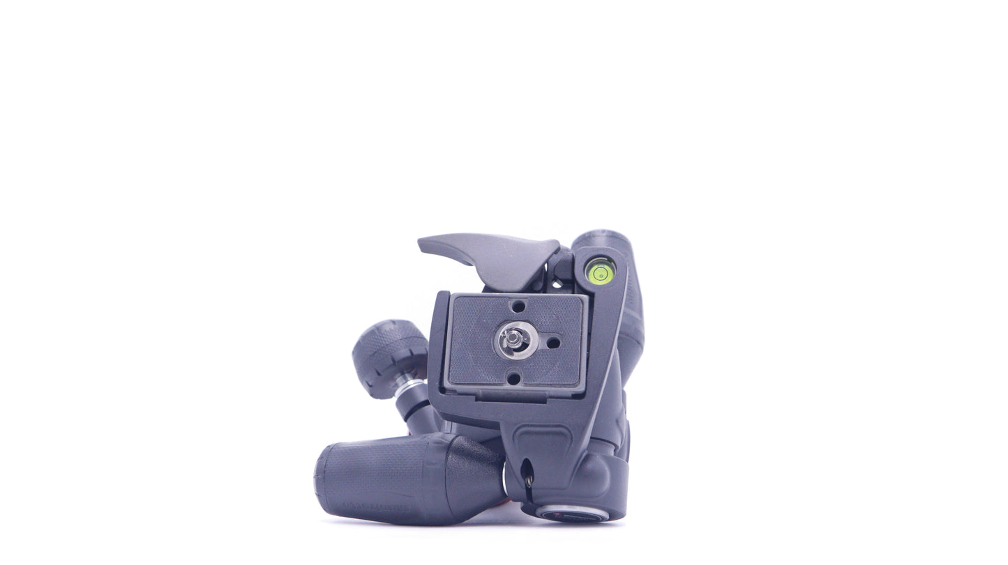 Manfrotto MH8043W-59187 MH804 3-Way, Pan-and-Tilt Head with 200LT-PL Quick Release Plate, Used