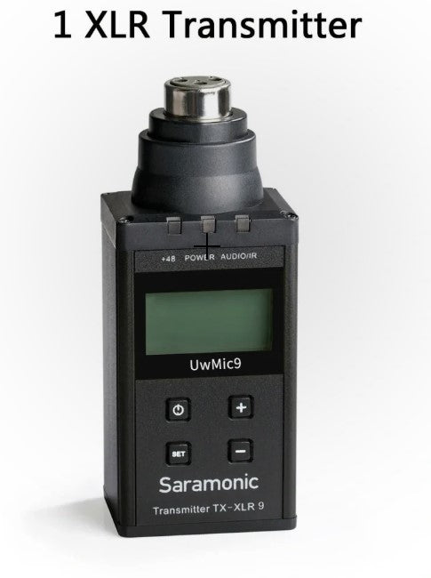 Saramonic UwMic9 Camera-Mount Wireless Cardioid Handheld Microphone System (514 to 596 MHz) 03832, Open Box