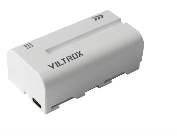 Viltrox L-Series NP-F550 Lithium-Ion Battery (White) 2-Pack, Open Box