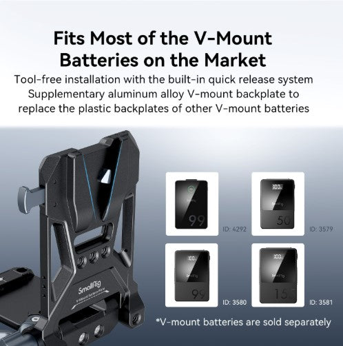 SmallRig V-Mount Battery Plate (4505), Open Box