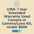U159 1 Year Extended Warranty Used Camera or Camera/Lens Kit, Under $500 - AVC photo video store