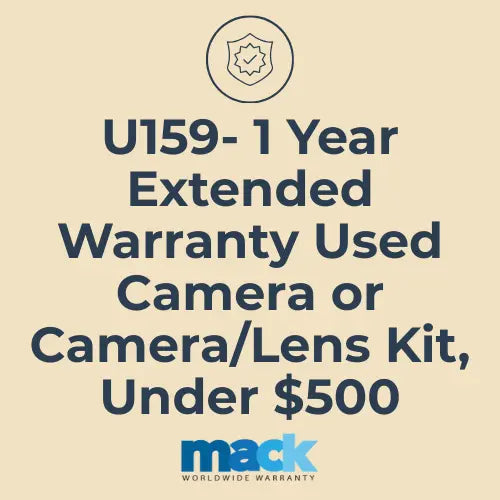 U159 1 Year Extended Warranty Used Camera or Camera/Lens Kit, Under $500 - AVC photo video store