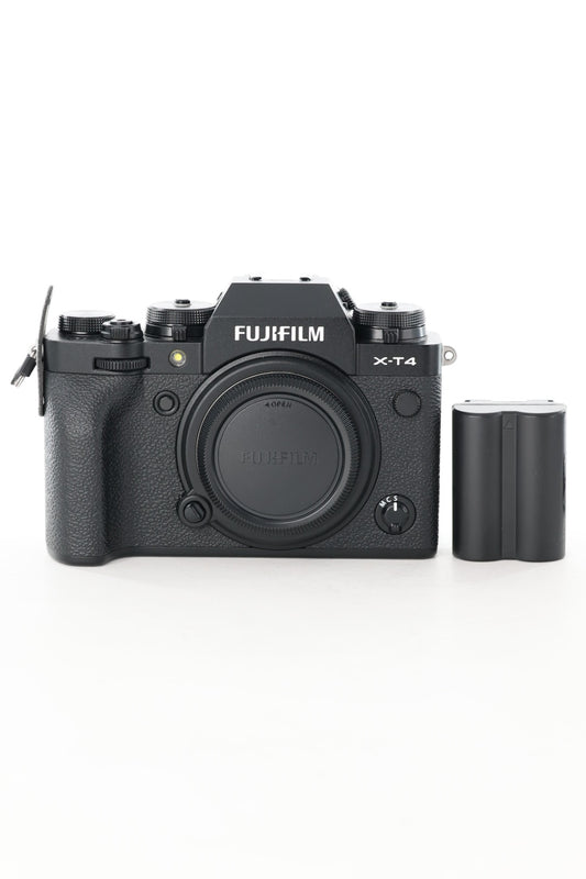 Fujifilm XT4/BODY/03297-01371, X-T4 Body Only, Black, Used