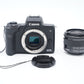 Canon M50/1545/00198 EOS M50 + 15-45mm Lens, Used
