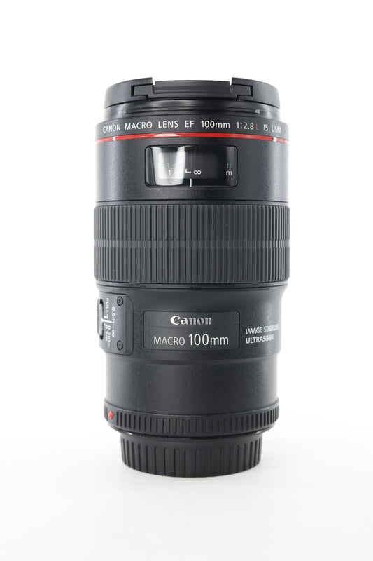 Canon EF10028LMIS/01010 EF 100mm f/2.8L Macro IS USM, Used