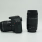 Canon EOSREBELT5/DUALLENS/76502 Rebel T5, EF-S 18-55mm f/3.5-5.6 IS II + EF 75-300mm f/4-5.6 III, Used