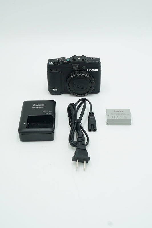 Canon G16/02027 G16 PowerShot Camera, Used