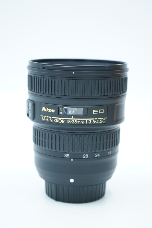 Nikon AFS1835/43209 AF-S Nikkor 18-35mm f/3.5-4.5G ED, Ø77, Open Box