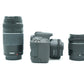 Canon EOSREBELSL2/04965 REBEL SL2 + EF-S 18-55mm + EF 50mm + EF 75-30mm, Used