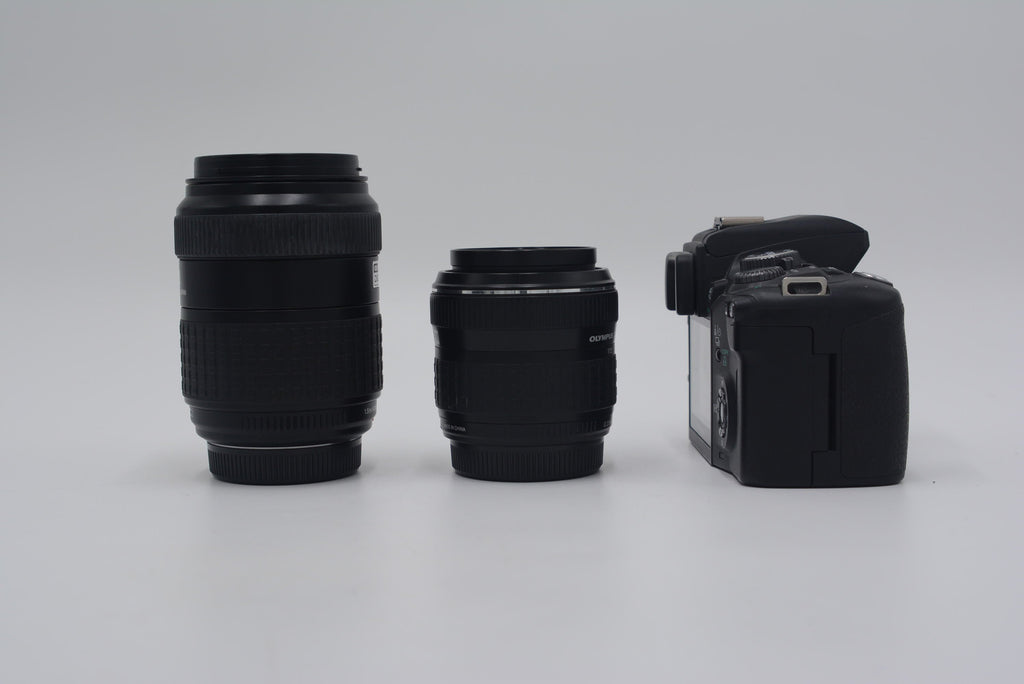 Olympus E500/11747 Evolt E500 Digital Camera w/17.5-45mm + 40-150mm, Used - AVC photo video store