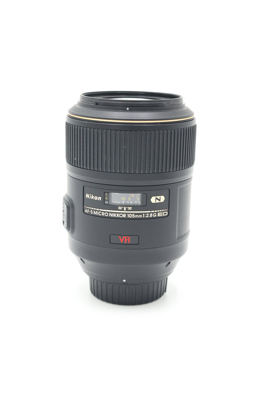 Nikon AFS105/2.8G/04643 AF-S VR Micro-Nikkor 105mm f/2.8G IF-ED, Used