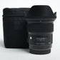 Sigma 24/1.4C/48570 24mm f/1.4 DG HSM ART Lens F/Canon, Used