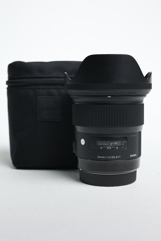 Sigma 24/1.4C/48570 24mm f/1.4 DG HSM ART Lens F/Canon, Used