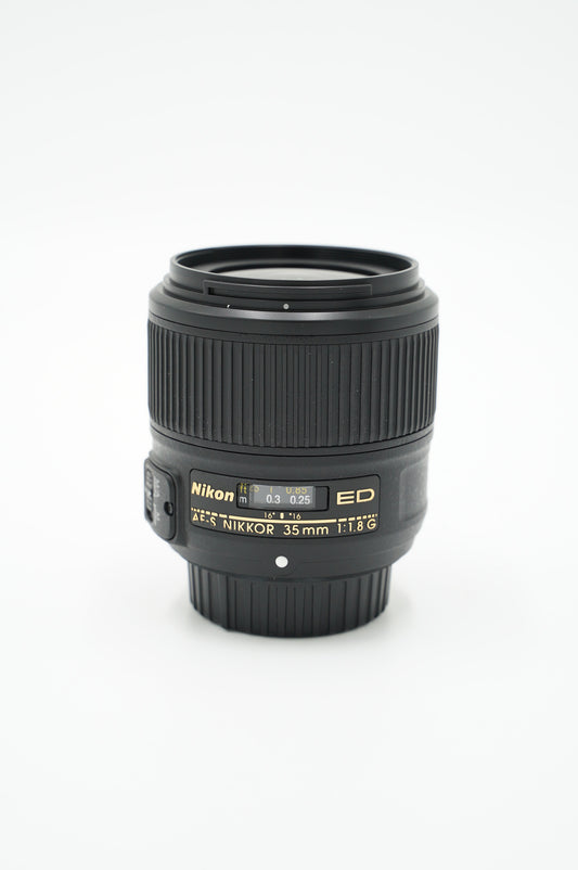 Nikon AFS35/1.8G/80415 AF-S DX Nikkor 35mm f/1.8G, Used