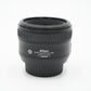 Nikon AFS50/1.8G/69409 AF-S NIKKOR 50mm f/1.8G, Used
