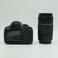 Canon EOSREBELT5/DUALLENS/76502 Rebel T5, EF-S 18-55mm f/3.5-5.6 IS II + EF 75-300mm f/4-5.6 III, Used