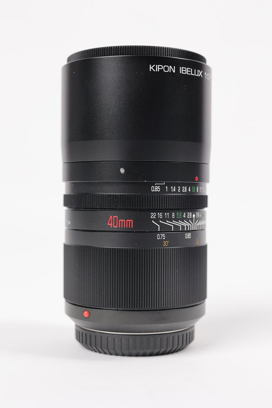 Kipon 40/0.85/NA Ibelux 40mm f/0.85 Mark II F/Sony E, Used