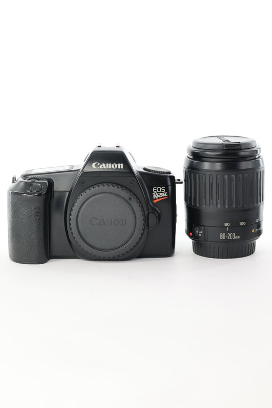 Canon EOSREBEL/80200/38856 EOS Rebel Film Camera + EF 80-200mm Lens, Used