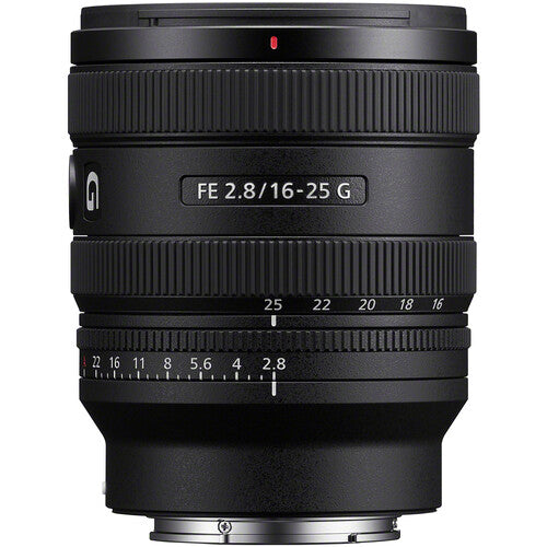 Sony SEL1625G FE 16-25mm f/2.8 G Lens, Ø67 - AVC photo video store