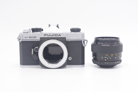 Fujica ST605/33144 35mm camera + 55mm f/3.5, Used - AVC photo video store