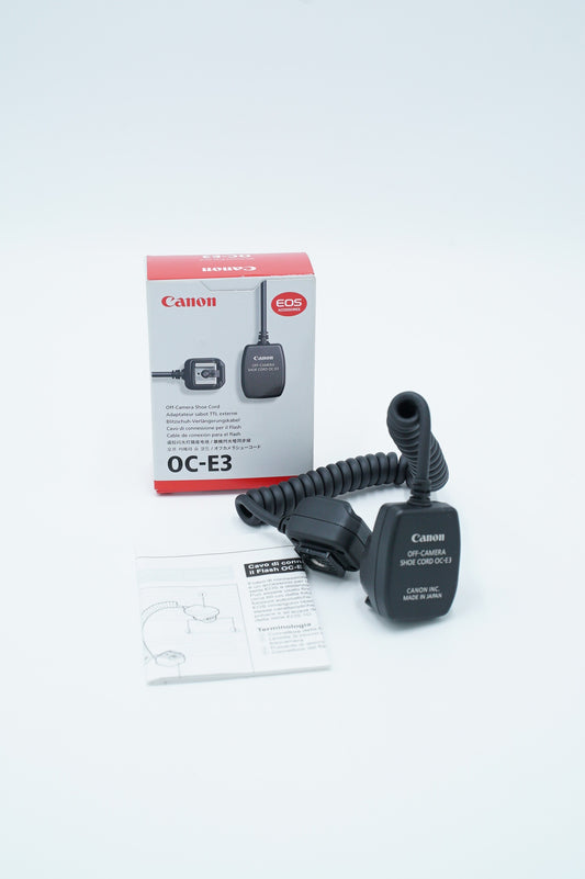 Canon OC-E3 Off-Camera Shoe Cord, Used