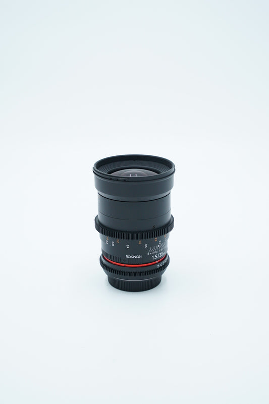 Rokinon 35T1.5/27034 35mm T1.5 Cine AS IF UMC II Lens F/Canon, Used