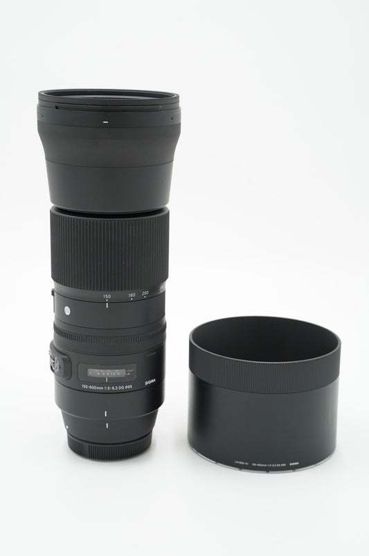 Sigma 150600C/42050 150-600mm f/5-6.3 DG OS HSM Contemporary Lens F/Canon, Used