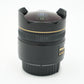 Nikon AF10.5/2.8GED/13935 AF 10.5mm f/2.8G ED Fisheye, Used (For Parts)