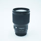 Sigma 85/1.4C/99427 85mm f/1.4 DG HSM Art Lens F/Canon, Used