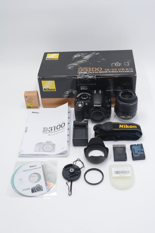 Nikon D3100/1855/37581 D3100 + AF-S 18-55mm f/3.5-5.6G, Used