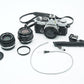 Olympus OM2N/95712 OM-2n Film Camera + Zuiko 50mm f/1.8 Lens + Vivitar 28mm f/2.8 + Shutter Release Cable, Used