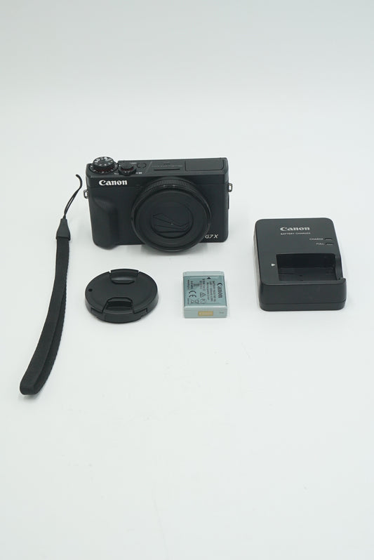 Canon G7XIII/00291 Powershot G7X Mark III Black, Used