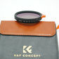 K&F Nano-X Black Diffusion Variable Nd2-400 Filter, 49mm, Used