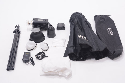 Godox AD600PRO/03D10 Witstro TTL All-In-One Outdoor Flash w/Softbox, Used
