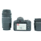Canon EOSREBELSL2/04965 REBEL SL2 + EF-S 18-55mm + EF 50mm + EF 75-30mm, Used